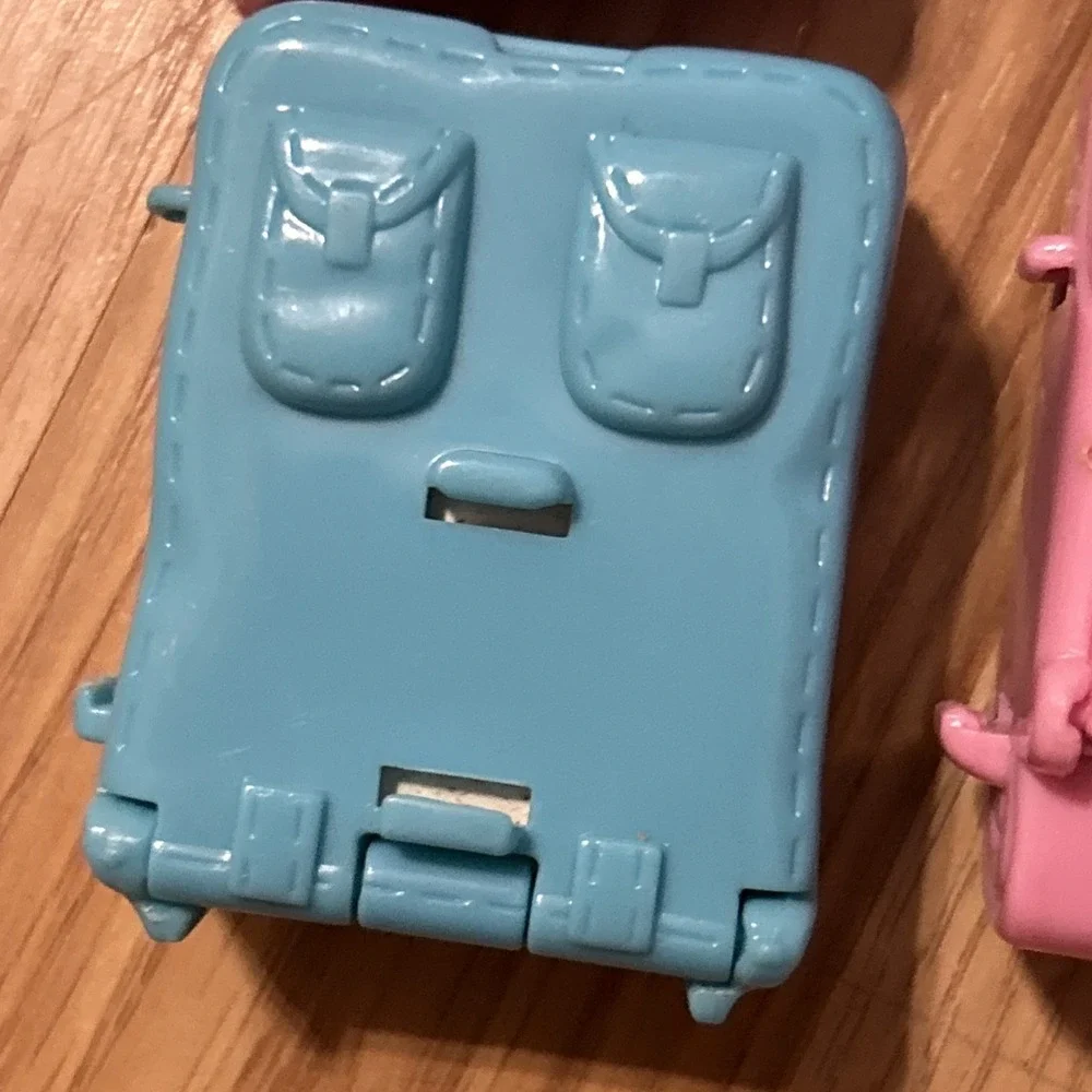 1997 Backpack Club Mini Backpacks Lot – Vintage Doll Accessories – 4 Pieces